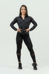 NEBBIA Women's Zip-Up Jacket INTENSE Warm-Up XS | Femei | Geci | Negru | 833-Black (833-Black)