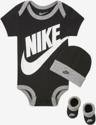 Nike nhn futura logo box set 0-6m | Copii | Body | Negru | LN0073-023 (LN0073-023)