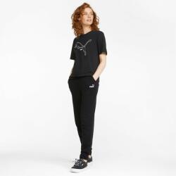 PUMA ESS+ Embroidery High-Waist Pants TR cl XL | Femei | Pantaloni de trening | Negru | 847093-01 (847093-01)
