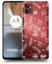 Picasee Husă transparentă din silicon pentru Motorola Moto G32 - Mistletoe