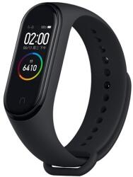 DEVIA DELUXE SPORT pótszíj (egyedi méret, szilikon, állítható) FEKETE Xiaomi MI Band 3, Xiaomi MI Band 4 (GP-136581)