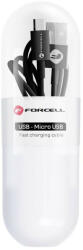 Forcell C321 USB-Micro USB kábel fekete (5903396152276)