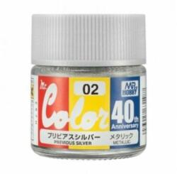 Mr. Hobby Mr. Color Paint 40th AVC-02 Previous Silver (10ml)