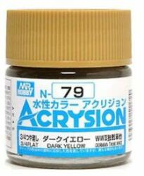 Mr. Hobby Acrysion Paint N-079 Dark Yellow (10ml)