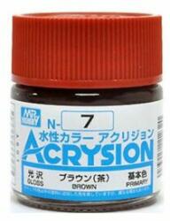 Mr Hobby Acrysion Paint N-007 Brown (10ml)