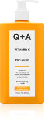 Q+A Cremă de corp cu vitamina C, 250ml