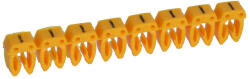 Legrand Vezeték- és sorkapocsjelölő (-) 1, 5-2, 5mm2 füzet műanyag sárga bepattintó CAB3 Legrand 038283 (038283)