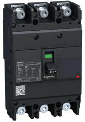 Schneider Kompakt megszakító energiaelosztás 3P3D fix 250A 0-100A-hő 25kA EasyPact EZC250N TMD Schneider EZC250N3100 (EZC250N3100)