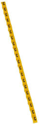 Legrand Kábeljelölő (C) műanyag sárga bepattintó Duplix Legrand 038412 (038412)