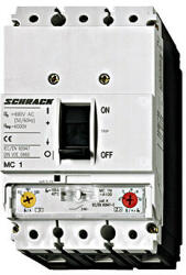 Schrack Megszakító MC1 A tip. kioldó 3 pólusú 50kA 125A Schrack MC112231 (MC112231)
