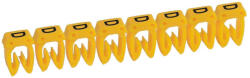 Legrand Vezeték- és sorkapocsjelölő (D) 0, 5-1, 5mm2 füzet műanyag sárga bepattintó CAB3 Legrand 038303 (038303)