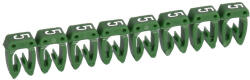 Legrand Vezeték- és sorkapocsjelölő (5) 1, 5-2, 5mm2 füzet műanyag zöld bepattintó CAB3 Legrand 038225 (038225)