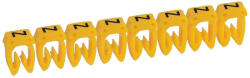 Legrand Vezeték- és sorkapocsjelölő (Z) 1, 5-2, 5mm2 füzet műanyag sárga bepattintó CAB3 Legrand 038355 (038355)