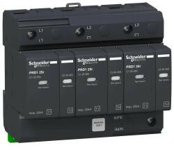 Schneider Túlfeszültség-levezető dugaszolható T2 TNC IT 400V/AC 40kA Acti9 PRD1 Schneider 16331 (16331)