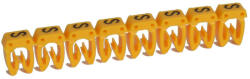Legrand Vezeték- és sorkapocsjelölő (S) 4-6mm2 füzet műanyag sárga bepattintó CAB3 Legrand 038378 (038378)