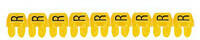 Legrand Vezeték- és sorkapocsjelölő (J) 0, 5-1, 5mm2 füzet műanyag sárga bepattintó CAB3 Legrand 038309 (038309)