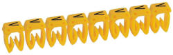 Legrand Vezeték- és sorkapocsjelölő (V) 1, 5-2, 5mm2 füzet műanyag sárga bepattintó CAB3 Legrand 038351 (038351)