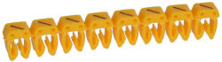 Legrand Vezeték- és sorkapocsjelölő (/) 1, 5-2, 5mm2 füzet műanyag sárga bepattintó CAB3 Legrand 038280 (038280)