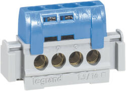 Legrand N-sín 4P csavaros 4csatl. /16mm2 kalapsínre Lexic Legrand 004840 (004840)