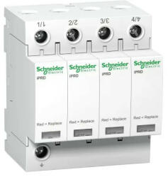 Schneider Túlfeszültség-levezető dugaszolható T2 IT 400V/AC 8kA 8M ACTI9 iPRD Schneider A9L08421 (A9L08421)