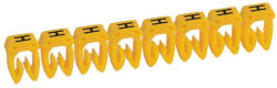 Legrand Vezeték- és sorkapocsjelölő (H) 0, 5-1, 5mm2 füzet műanyag sárga bepattintó CAB3 Legrand 038307 (038307)