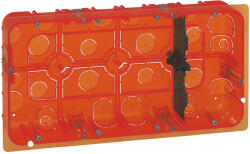 Legrand Gipszkarton szerelvénydoboz téglalap 296mm 154mmx narancs műanyag BatiBox Legrand 080128 (080128)