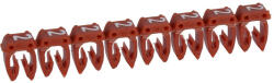 Legrand Vezeték- és sorkapocsjelölő (2) 0, 5-1, 5mm2 füzet műanyag piros bepattintó CAB3 Legrand 038212 (038212)