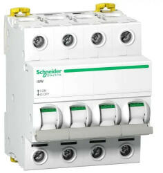 Schneider Sorolható szakaszoló Be-Ki kapcsoló 4z 4P 100A 240V AC 4M Acti9 iSW Schneider A9S65491 (A9S65491)