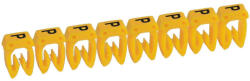 Legrand Vezeték- és sorkapocsjelölő (P) 4-6mm2 füzet műanyag sárga bepattintó CAB3 Legrand 038375 (038375)