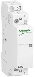 Schneider Installációs kontaktor sorolható 16A 250V AC 1-z 230-240V AC-műk 1mod Acti9 iCT Schneider A9C22711 (A9C22711)