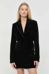 Bardot ruha fekete, mini, testhezálló - fekete M - answear - 74 990 Ft