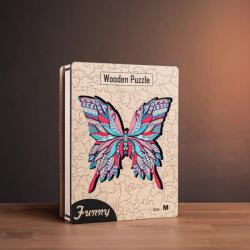  Pillangó fa puzzle L Prémium fa doboz