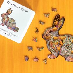 Nyuszi fa puzzle M Papír doboz