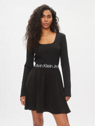 Calvin Klein Hétköznapi ruha J20J222523 Fekete Regular Fit (J20J222523)