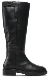 Calvin Klein Lovaglócsizma Rubber Sole Knee Boot W Hw HW0HW01255 Fekete (Rubber Sole Knee Boot W Hw HW0HW01255)