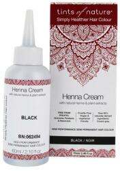 Tints of Nature Vopsea cu henna pentru păr - Tints Of Nature Henna Cream Black