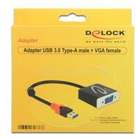 Delock Átalakító USB 3.0 to VGA female (DL62738) (DL62738)