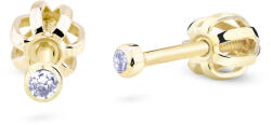 Cutie Diamonds Minimalista fülbevaló sárga aranyból gyémántokkal DZ3032-30-00-X-1