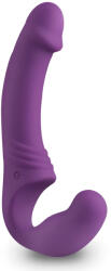 EasyToys - akkus, felcsatolható vibrátor tartópánt nélkül (lila) - szexshop