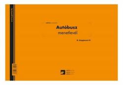  Autóbusz menetlevél A4, 100lap, os fekvõ D. GEPJ. 41 (D.GEPJ.41) - tonerpiac
