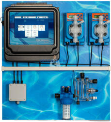 Microdos Oxy Home 80m3 + pH inteligens vegyszermentes medencevezérlő (074804) (074804) - medencetuning