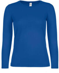 B&C Collection Női hosszú ujjú póló B&C #E150 LSL /women -2XL, Királykék