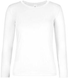B&C Collection Női hosszú ujjú póló B&C #E190 LSL /women -L, Fehér