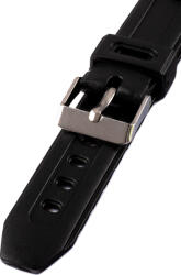 Mavex Curea unisex din plastic culoarea neagră pentru ceas P013 18 mm