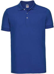 Russell Europe Férfi galléros póló rövid ujjú Russell Europe Men's Stretch Polo - L, Világos királykék