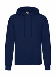 Fruit of the Loom Férfi kapucnis hosszú ujjú pulóver Fruit of the Loom Classic Hooded Sweat 4XL, Sötétkék (navy)