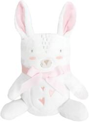 KikkaBoo Paturica cu broderie 3D Kikka Boo - Rabbits in Love, 75 x 100 cm (31103020110) Lenjerii de pat bebelusi‎, patura bebelusi