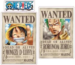 Abysse Corp Autocolante ABYstyle Animation: One Piece - Luffy & Zoro Wanted Posters (ABYDCO146)