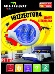 Weitech Led szúnyogcsapda INZZZECTOR 20 m2 (WK8203 - WK8203)