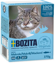 Bozita 12x370g Bozita falatok aszpikban makréla nedves macskatáp